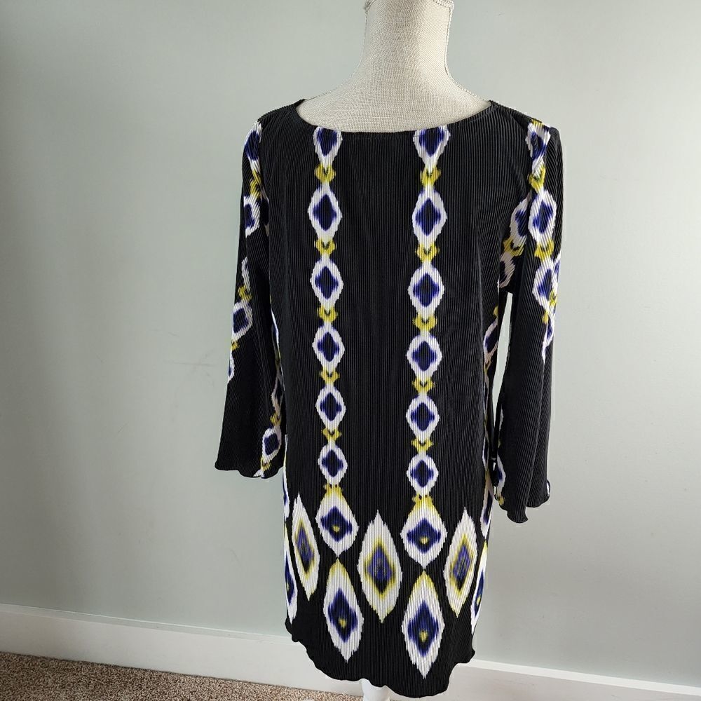 ALFANI WOMEN'S SHIFT BELL SLEEVE DRESS SIZE MEDIUM - Picture 3 of 5